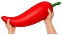 Mega Squeeze Jumbo peperoncino elastico 24 cm - giocattolo antistress da spremere