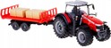 Bburago 10cm Farm tractor Messey Ferguson 8740S with Bale Trailer
