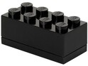 LEGO® mini  box 8 - čierna  46 x 92 x 43 mm
