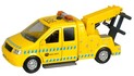 Camion de remorcare Kids Globe Traffic 16 cm marsarier metalic pe baterii cu lumina si sunet