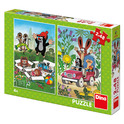 Dino Krtko sa raduje 2x48 Puzzle NOVÉ