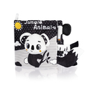 Carte senzorială din pluș, Panda