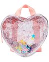 SKIP HOP Durchsichtiger Rucksack mit glitzerndem Herz 6r+