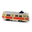 Metallische Retro-Straßenbahn Mini 8,5 cm