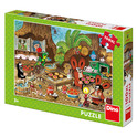 Dino Maulwurf in der Küche 100XL Puzzle NEU