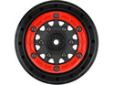 Pro-Line disk 2.2/3.0" Raid bead lock H12/H14 SC červeno-čierny (2)
