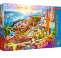 Trefl Puzzle 1000 Premium Plus Quality Tea Time Visita a Santorini