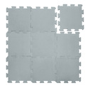 Penová podložka Puzzle 30x30 cm 9ks, Light Grey