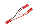 Cablu Y serial 2.0mm placat cu aur 14AWG 12cm