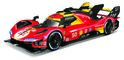 Bburago 1:18 Ferrari Racing 499P nr.50 Piros 24H Le Mans Bajnok 2024
