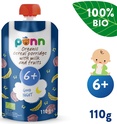 SALVEST Ponn BIO Mliečna kaša na dobrú noc s ovocím (110 g)