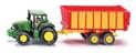 SIKU Blister - John Deere 7530 con rimorchio per insilati