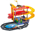 Bburago 1:43 Street Fire Street Parking Playset - garáž s dvoma autami