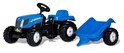 Rollytoys Šliapací traktor New Holland TVT190 s vlečkou