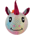 Ami en peluche gonflable - Licorne arc-en-ciel 23cm