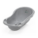 Bañera 84cm "Racer" con tapón, Gris/Menta