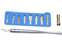 Coltello da modellazione con coperchio e lame di ricambio