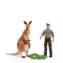 Schleich Ausflug mit Ranger zu den Kängurus