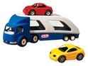 Ťahač s návesom Little Tikes 170430 na prepravu áut
