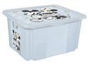 Aufbewahrungsbox mit Deckel klein "Mickey", Blau II