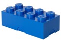 LEGO® box na desiatu 8 - modrá 100 x 200 x 75 mm