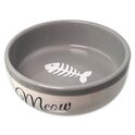 Bol Magic Cat en céramique blanc/gris Meow 13,4x4cm 170ml