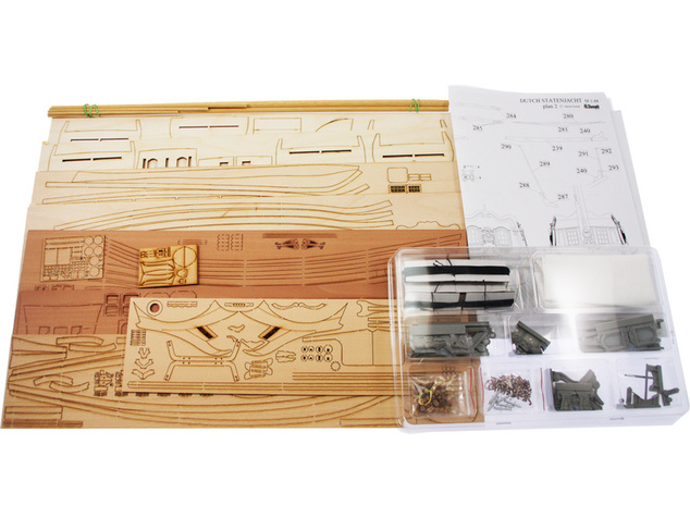 Dušek Holandská štátna jachta 17st. 1:48 kit