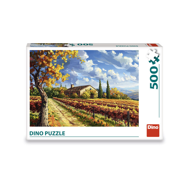 Puzzle Maľovaná vinica 500 dielikov