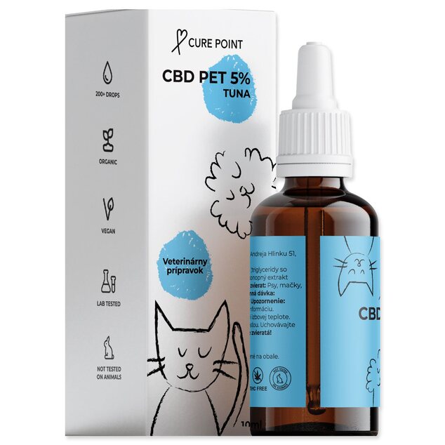 Olej CBD 5% príchuť tuniak 10ml