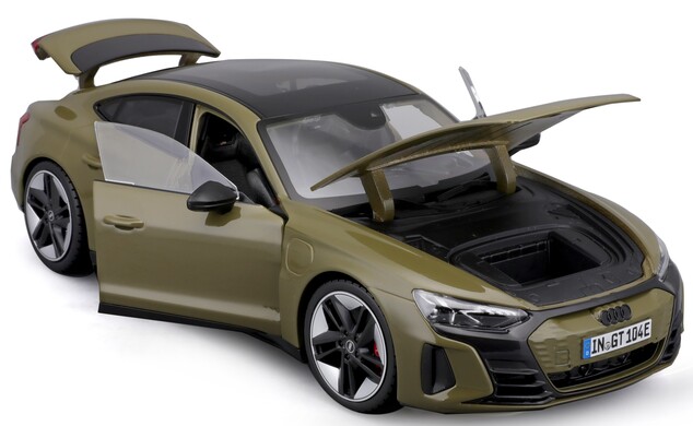 Bburago 1:18 Plus - 2022 Audi RS e-tron GT - Tactical Green