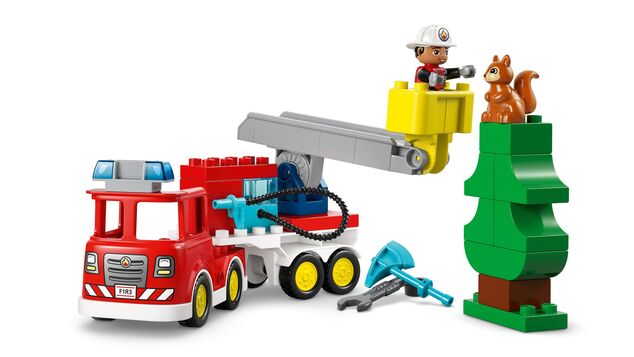 LEGO® DUPLO® 10473 Hasičské auto s hadicou a hasičom