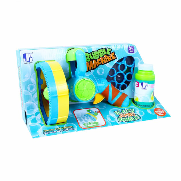 Grand pistolet à bulles avec liquide à bulles