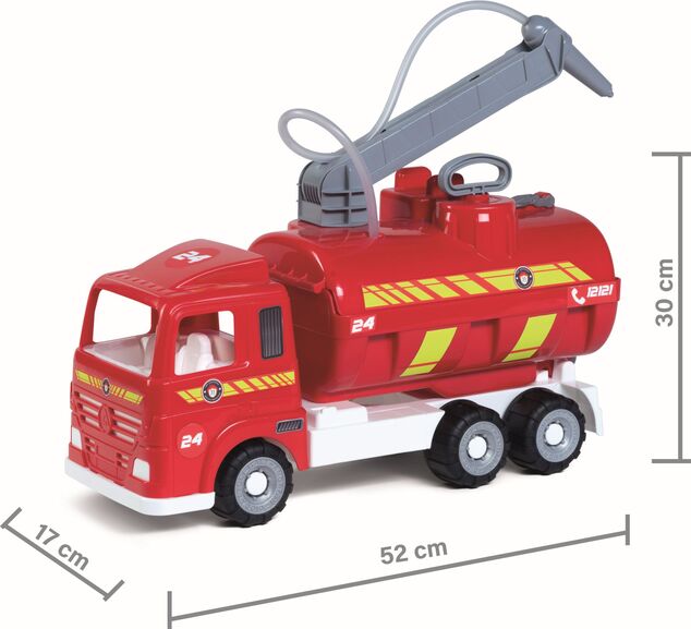 Androni Heavy Trucks camion dei pompieri con pompa funzionante e ruote gommate