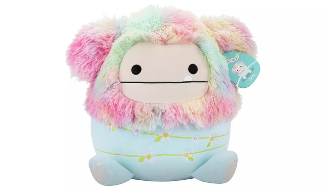 Squishmallows Bigfoot Curcubeu - Zozo, 30 cm