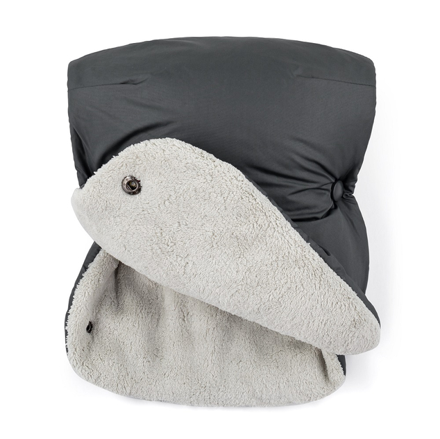 PETITE&amp;MARS Fusak 4v1 Comfy Elegant Caramel + rukávník Jasie Charcoal Grey