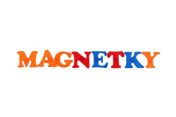 Magnetické písmená 4cm cca 27ks