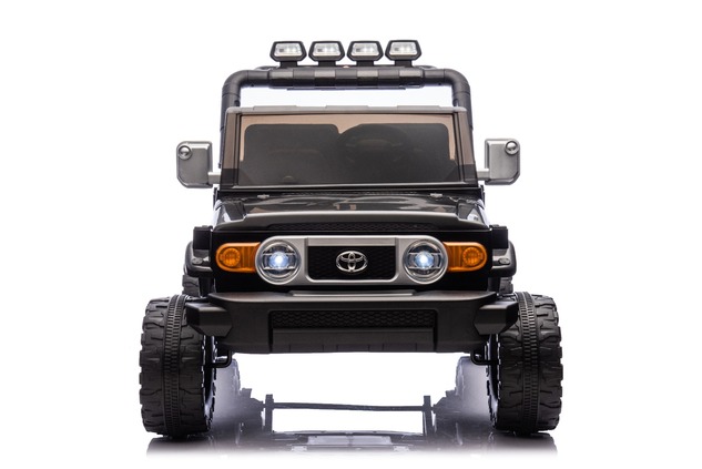 Elektrické autíčko Toyota FJ Cruiser XXL s pohonom 4x4, licencované (Dvojmiestne), čierne,