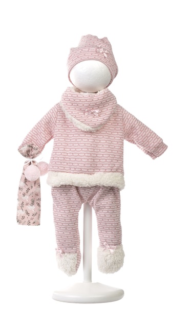 Llorens M738-60 oblečenie pre bábiku bábätko NEW BORN veľkosti 40-42 cm s doplnkami