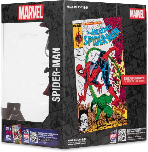 Marvel Collection PVC figura 1/10 Spider-Man (The Amazing Spider-Man #318) 17 cm