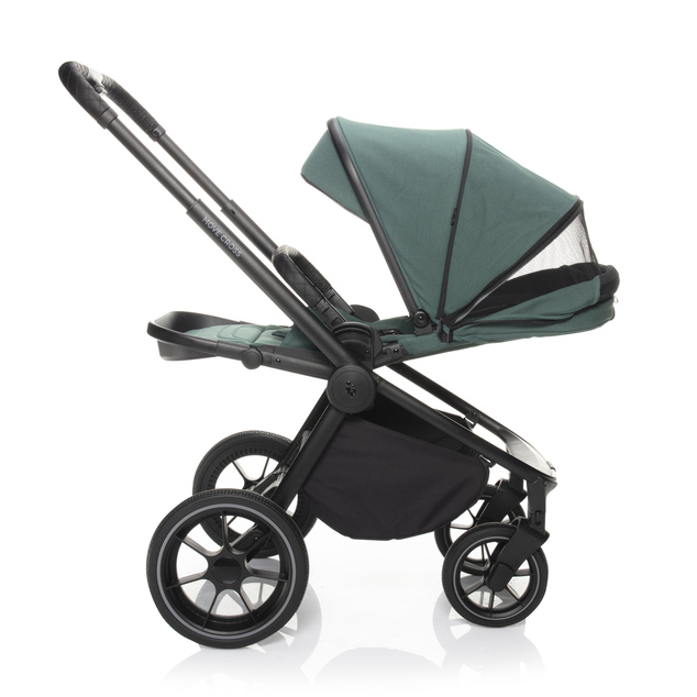 MOVE Cross 2 Kinderwagen + XL Tragetasche kostenlos, Antique Green/Black