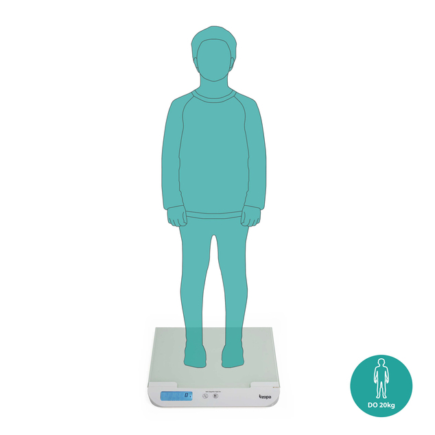 Digitale Babywaage mit Messgerät