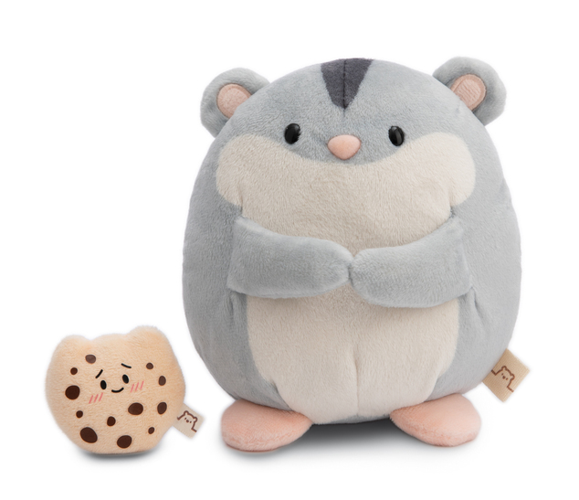 NICI plyš MyMochi Škrečok Shai 16cm so sušienkou v darčekovom balení