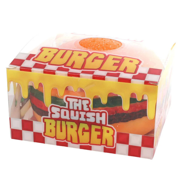 Mega squeeze hamburger stretchový jumbo 12 cm