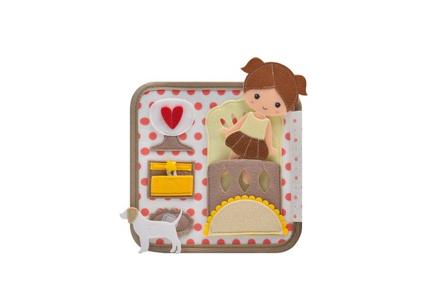 2Kids Toys Libro sensoriale busy Casa con bambola