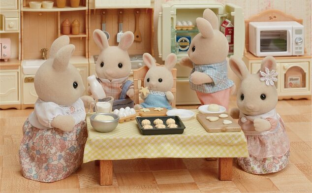 Sylvanian Families Družina mlečnih zajčkov