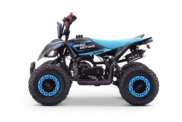 Benzínová čtyřkolka pro děti Beneo Motors Adventure modrá - 50cm3