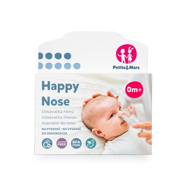 Odsávačka nosných hlienov na vysávač Happy Nose Petite&amp;Mars 0m+