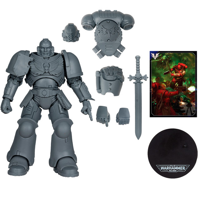 McFarlane figura Warhammer 40,000 Assault Intercessor Sergeant szürke