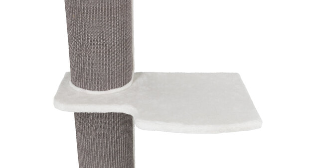 Acadia scratching post with wall mounting, 160 cm, grey