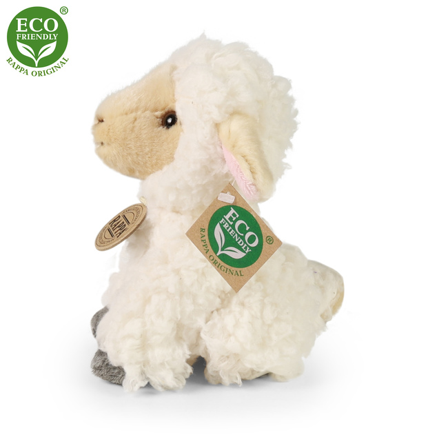 Plyšové ovca sediace 16 cm ECO-FRIENDLY